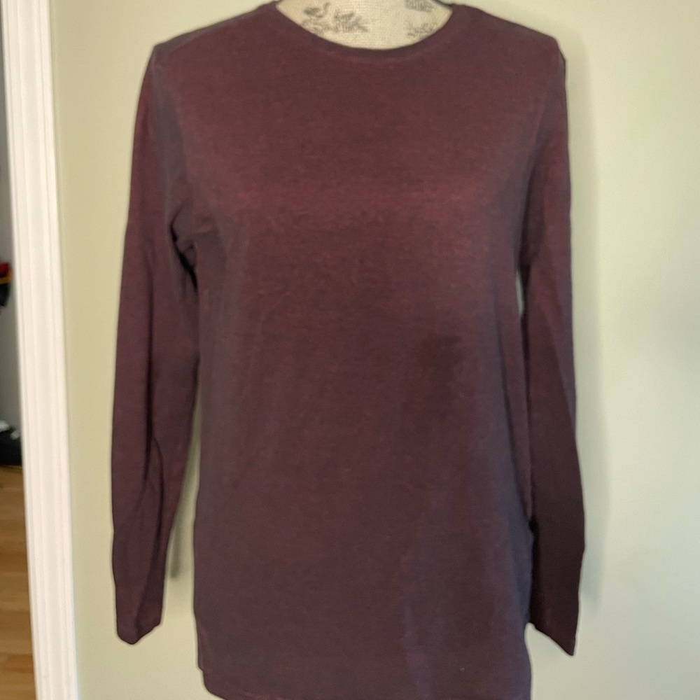 Jack & Jones burgundy long sleeve